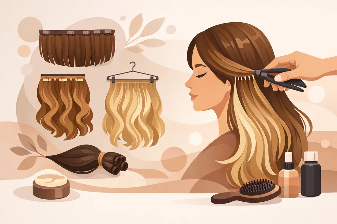 Mejores extensiones de cabello humano