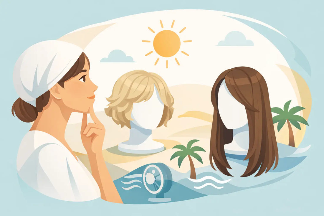Qué peluca usar para calor: guía para elegir