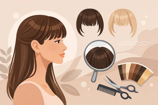 Flequillo postizo de cabello humano: cómo elegirlo