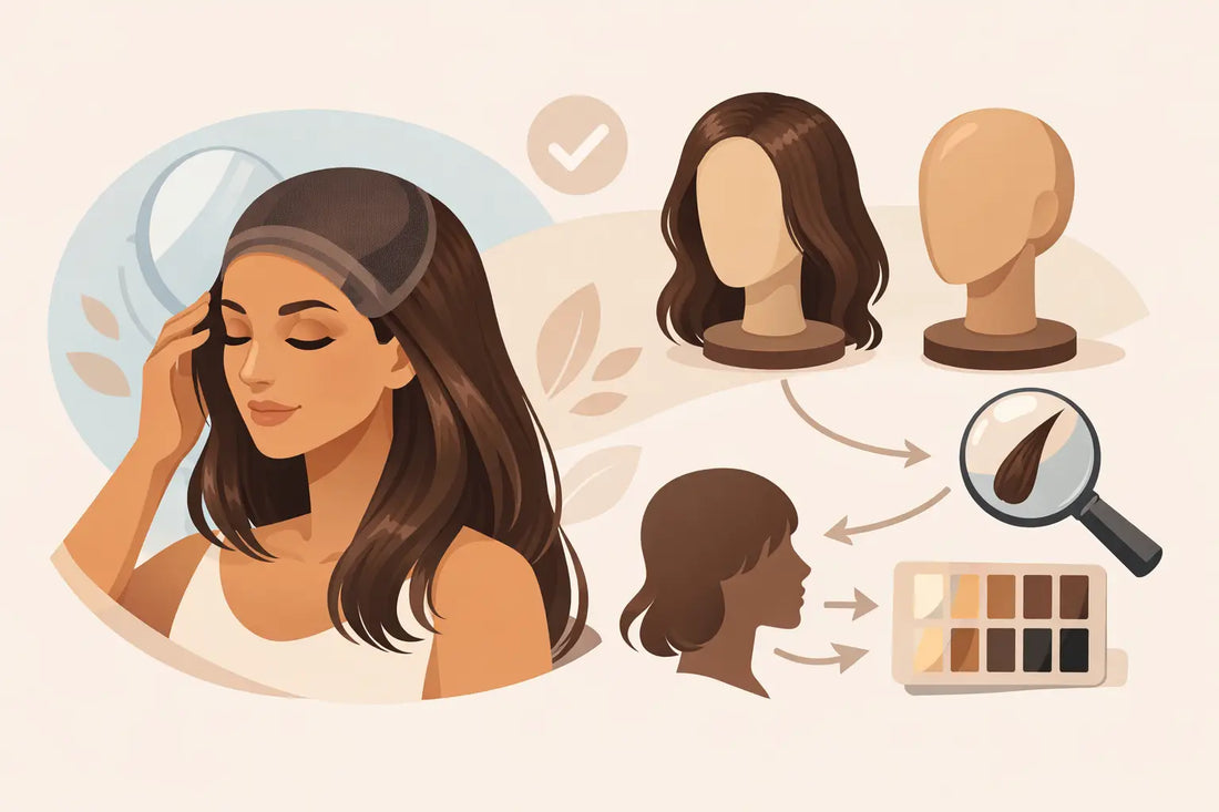 Peluca glueless de cabello humano: cómo elegirla
