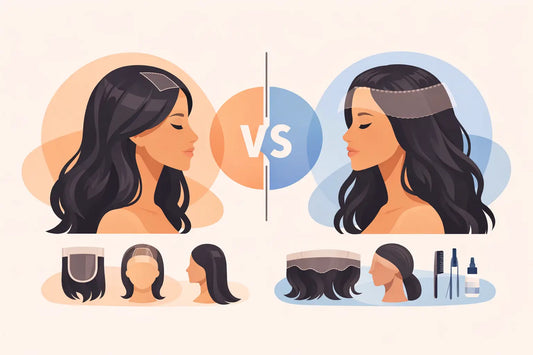 Peluca closure vs frontal: cuál elegir para ti