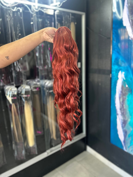 Synthetic ponytail: Coper
