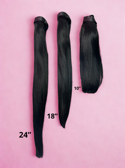 Ponytails Negro Natural
