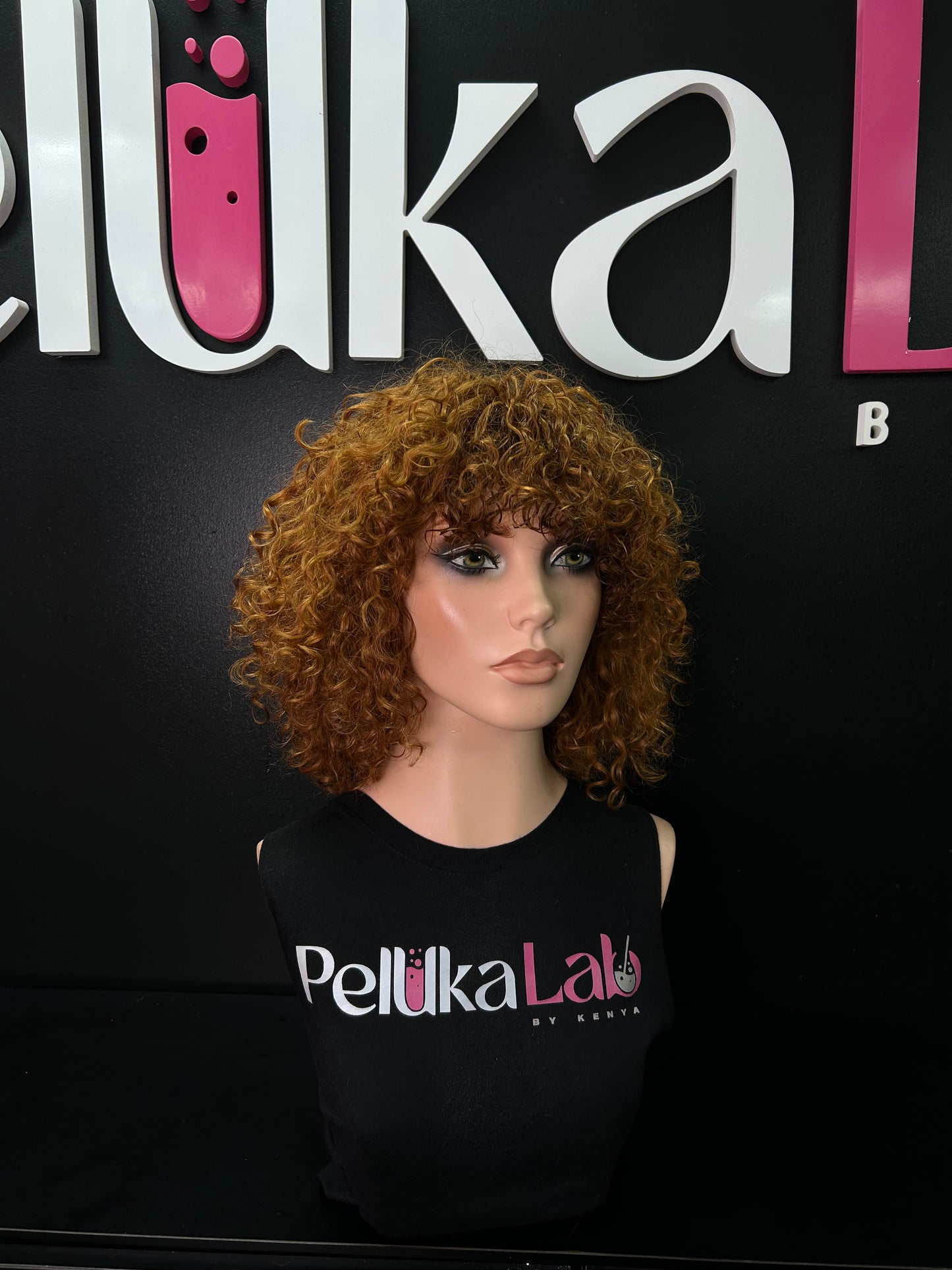 Honey Curly Wig