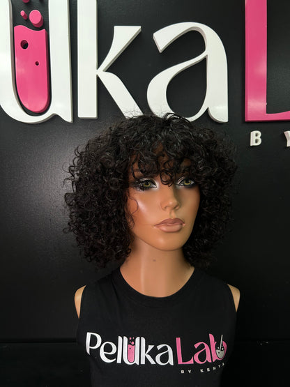Black Curly Wig