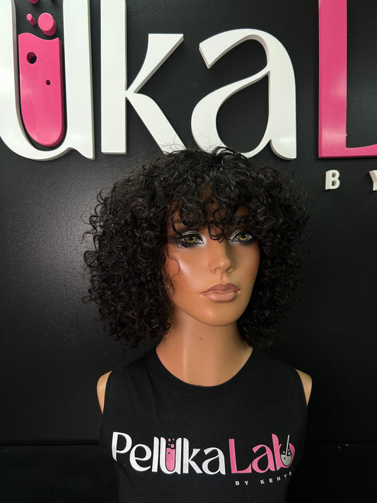 Black Curly Wig